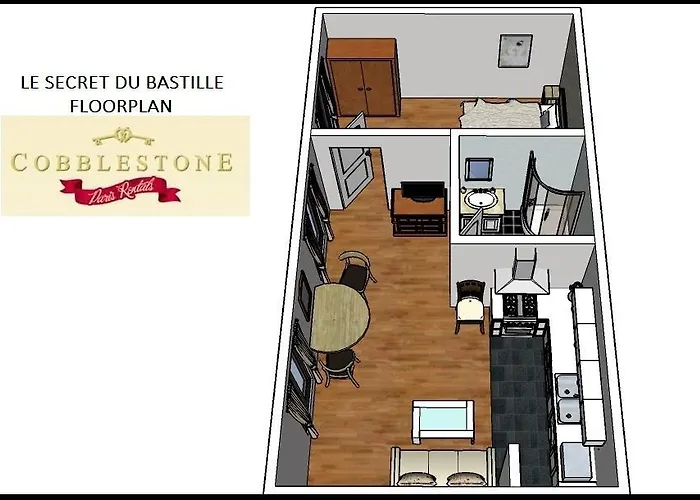 Le Secret Du Bastille 公寓 *
